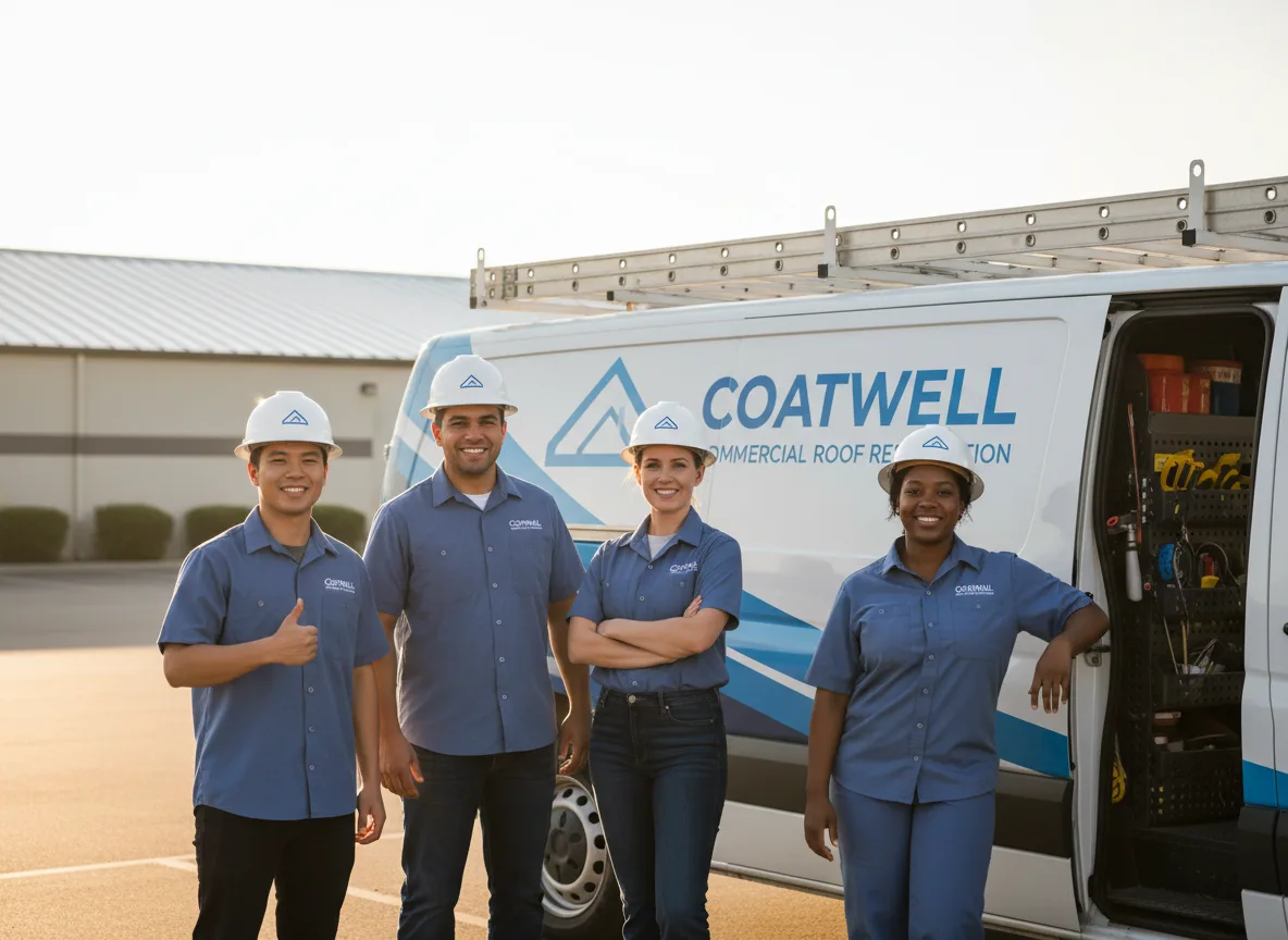 Commercial roof coating company in Peever, SD